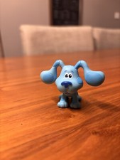 Small ‘Blue’ Dog From Blues Clues Figure Cake Topper Good Condition Approx 5cm