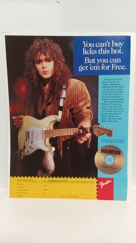 Yngwie malmsteen fender ad - malmsteen,