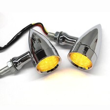Chrome Motorcycle LED Turn
