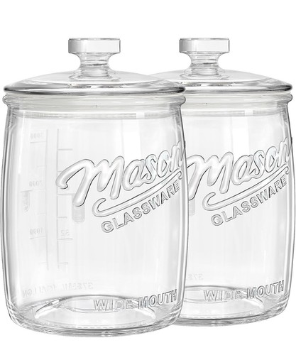 Large airtight glass storage - glass,