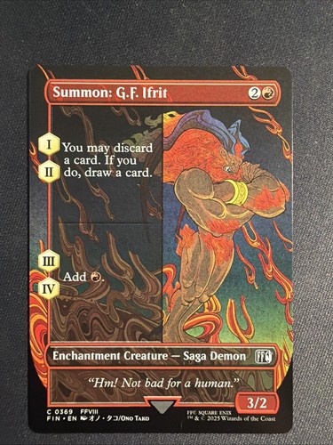 Summon ifrit u - g.f., 0369