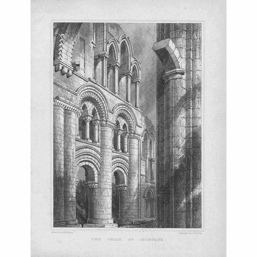 Jedburgh abbey the choir - jedburgh,