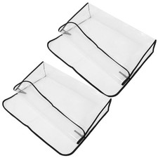2 Pcs Chair Plastic Cover