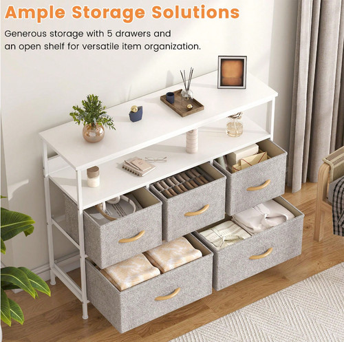 Drawer dresser stand with - 5,