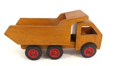 Vintage Push-Along Wooden Dump