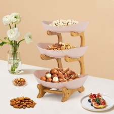 3-Tier Dessert Tray Plate Rack