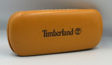 Vintage Timberland Glasses Case - Hard Case - Tan Leather Hinged - Free UK P&P