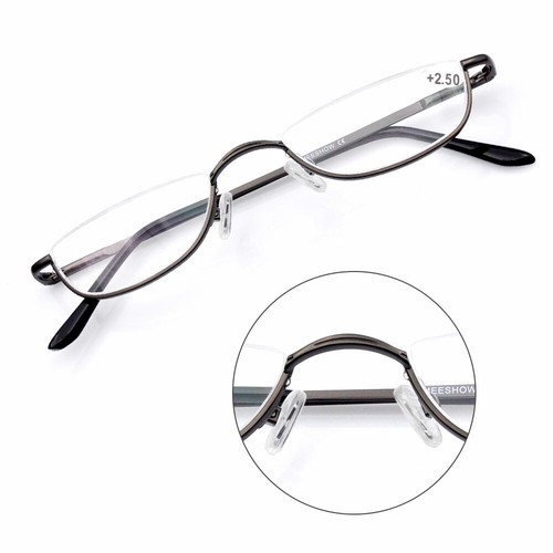 Half moon rimless reading - half,