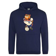 Bulldog Bobby retro England Football Hoodie T Shirt Admiral World Cup 82 mascot