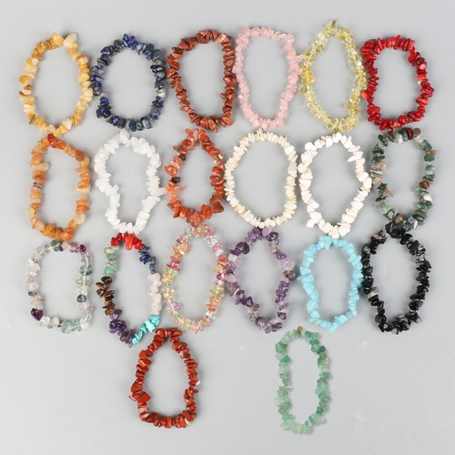 Crystal gemstone bracelet bead - gemstone,