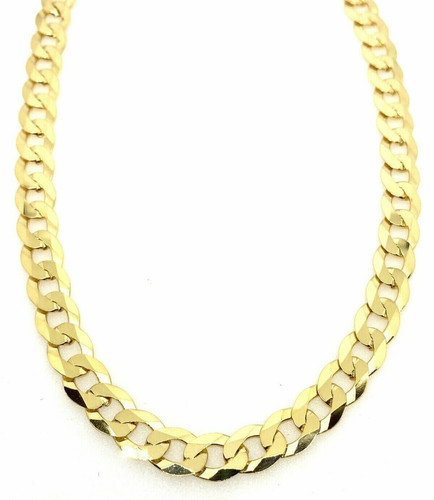 Heavy gold curb chain - curb, 9ct