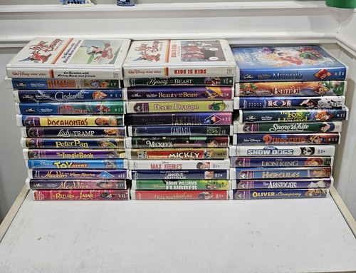 Disney vhs videos job - x,