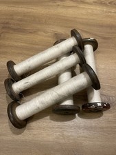 Vintage Large Wooden Bobbins X