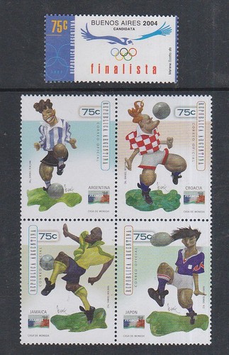 Argentina mint mnh 1998 - argentina, fifa