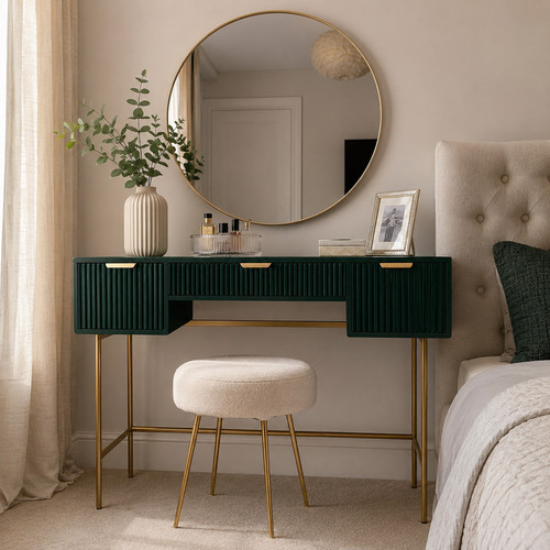 Dressing table forest green - table,