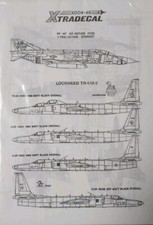 XtraDecal 1/48 RF-4C 68-567/AR 1 TRS/10 TRW 'Starize' Lockheed TR-1/U-2