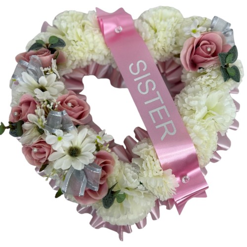 Funeral flowers wreath - funeral, open