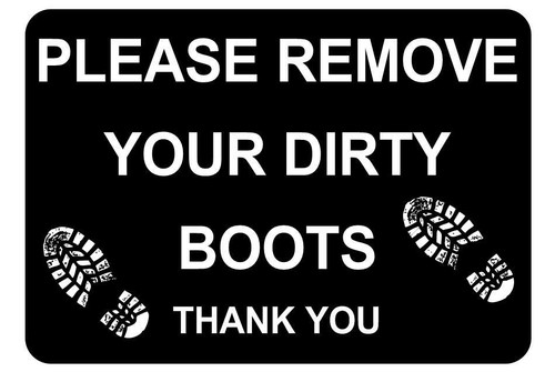 Please remove your dirty - please,
