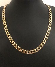 9ct GOLD CURB CHAIN 375 GENTS