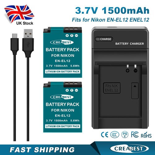 El12 battery charger for - en-el12,