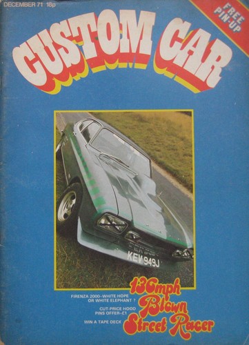 Custom car magazine - car, 12/1971