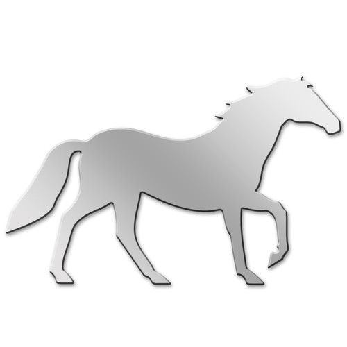 Horse acrylic mirror childrens - horse,