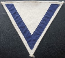 ✚9033✚ German Navy WW2 Kriegsmarine Gefreiter's rank chevron insignia Armwinkel