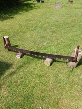 Antique 6ft Disston two man bucking saw original,READ! philadelphia made. 