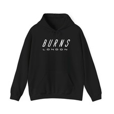 BURNS LONDON Hoodie - Guitar Bass Retro Vintage Logo UK Musician Gift 13 Colors!