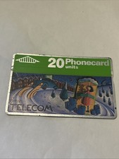 British Telecom (BT) 20 unit Phonecard - winter scene