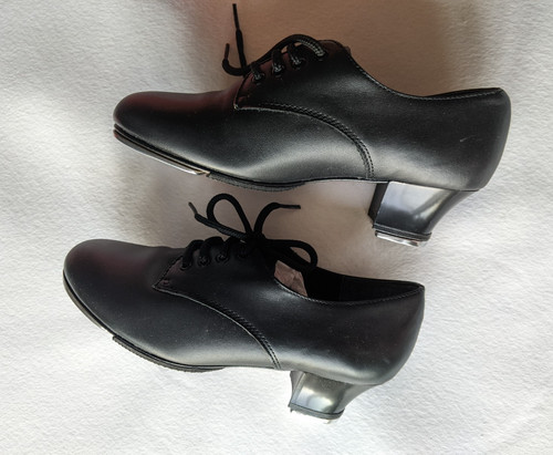 Women capezio black leather - black,