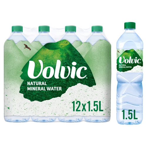Volvic natural mineral water - natural,