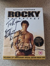 SIGNED ROCKY ANTHOLOGY DVD SET