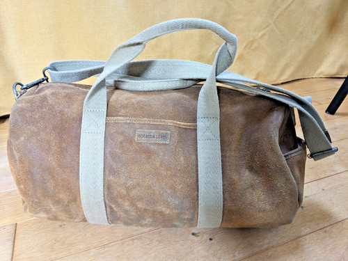 Real leather smart holdall - real,