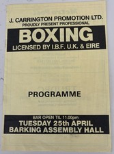 1989 Vintage pro boxing