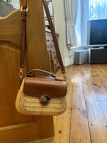 Dune london wicker and leather - wicker,
