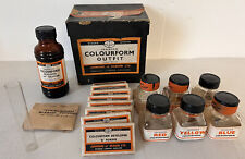 Rare Vintage Johnson Colourform Outfit Photography Developing Chemicals Set