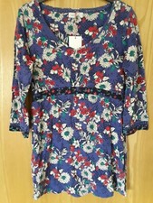 M & S Per Una Blue Mix Cotton