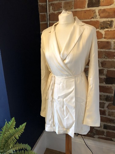 Zara cream satin effect - zara, mini
