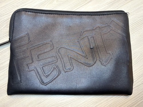 Fenty black leather cosmetic - fenty,