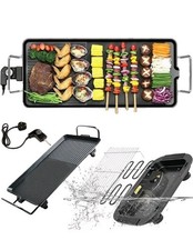 1500W Teppanyaki Electric Grill Table-top Electric Griddle Hot Plate BBQ