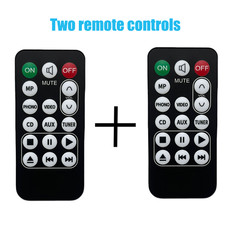2PC Remote Control Fit For NAD AMP1 AMP2 AMP4 Integrated Amplifier A/V Receiver