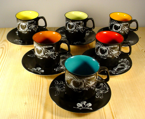 Crown devon harlequin six - crown,