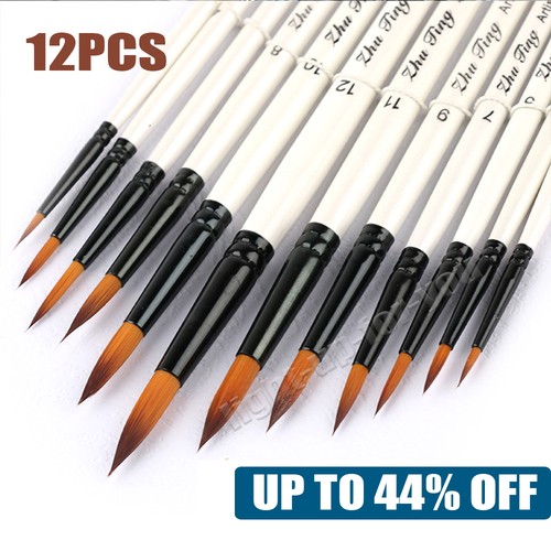 12x artist paint brushes - paint,