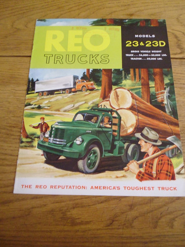 Reo 23d truck - 23d, brochure