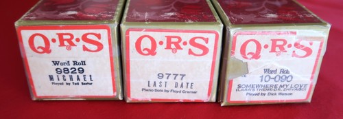 Qrs oldies player piano - qrs,