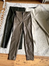 3 Zara Faux Leather Trousers Size M and L
