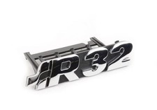 VW Golf MK4 MK5 Front Grill Chrome Black R32 Badge Emblem Genuine 1J6853679DPWV
