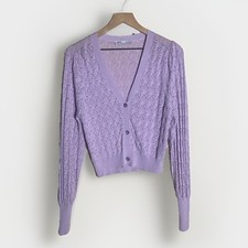 Zara Pointelle Cardigan