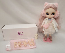 Icy Custom Doll Pink Hair With